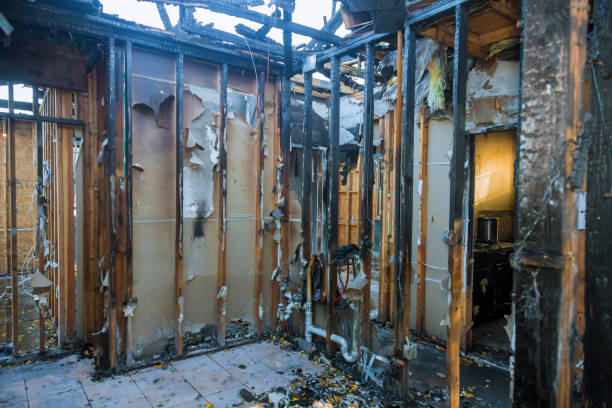 Professional Emergency Fire Cleanup technician working in Middlesex, NC